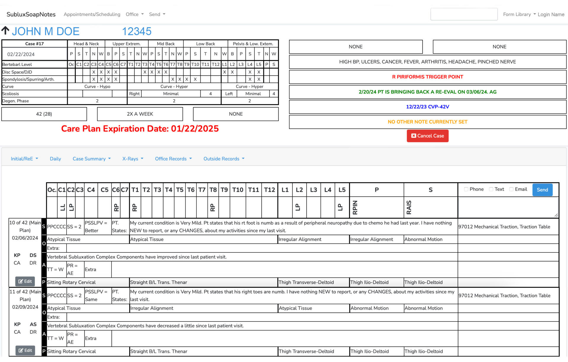 SOFTWARE CASE PAGE